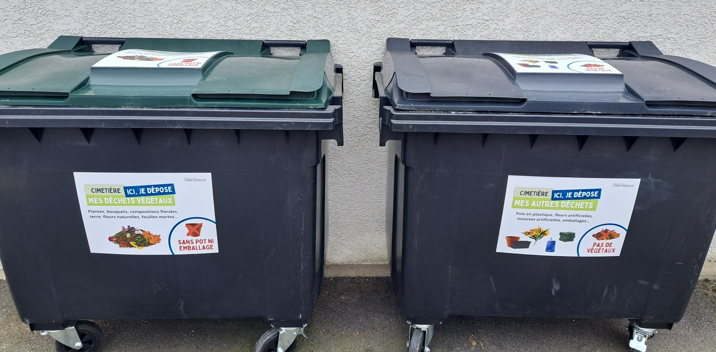 Nouveaux bacs de tri au cimetière : adoptons les bons gestes ! ♻️