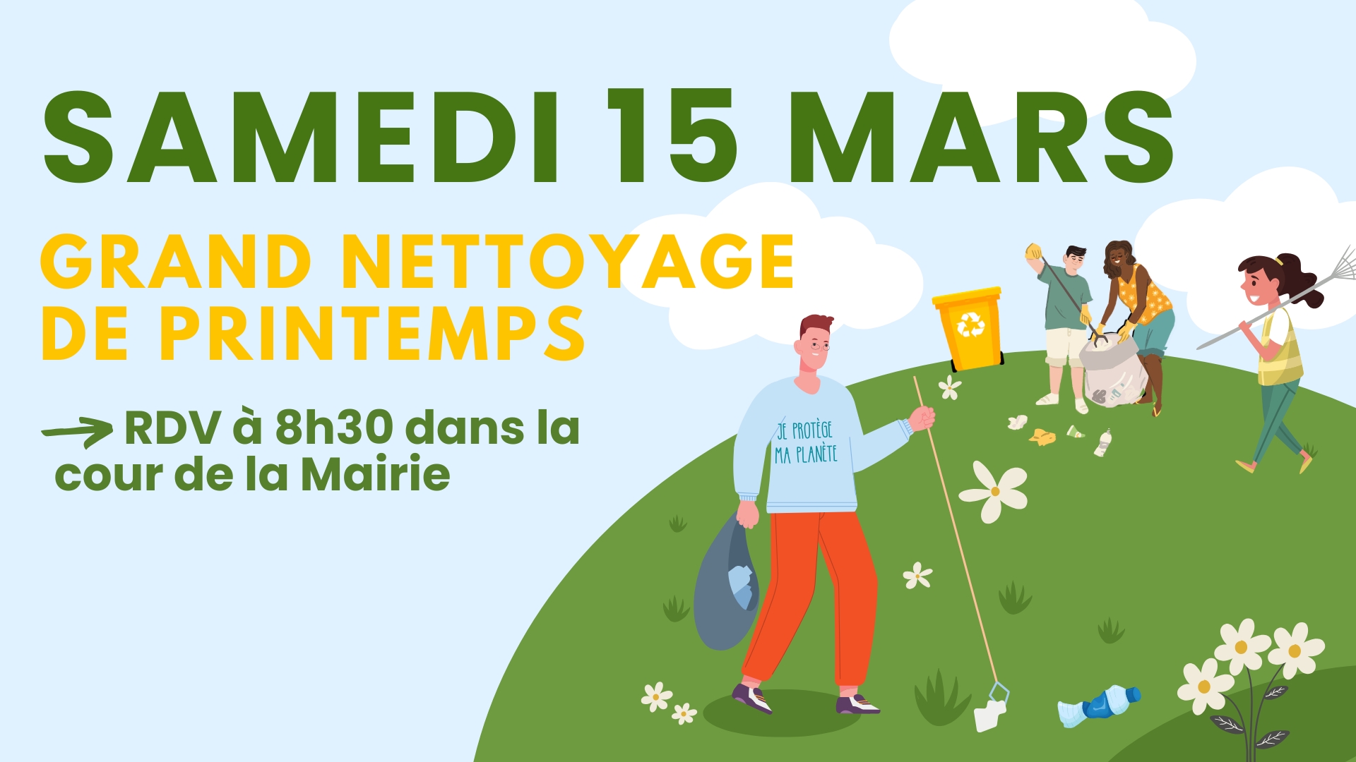 Nettoyage de Printemps : Mobilisons-nous pour notre commune !